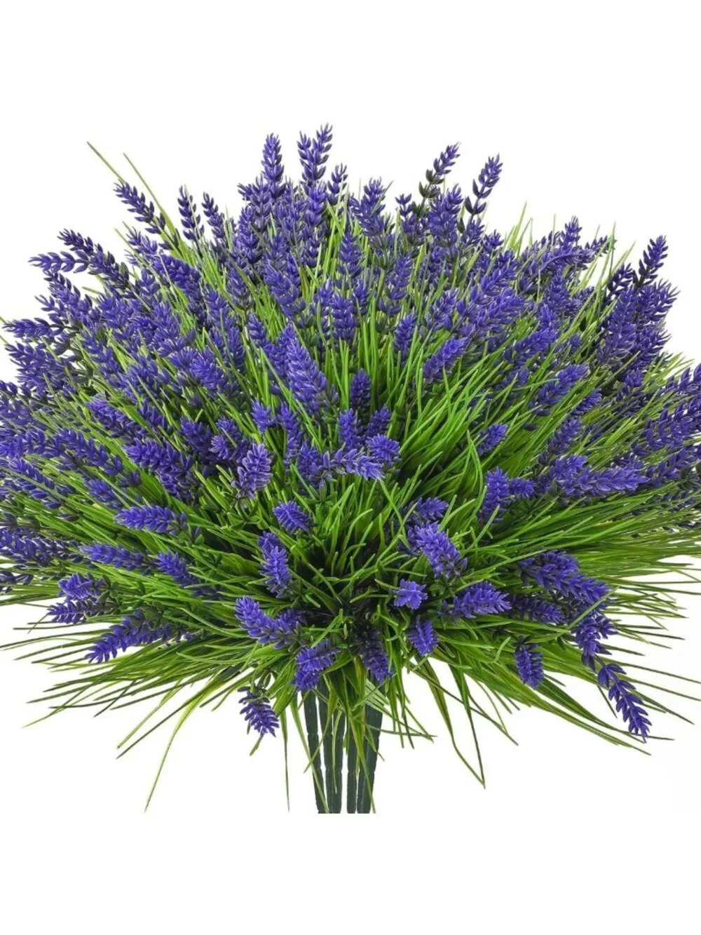 24PCS UV Resistant Lavender Artificial Flowers | Faux Plants for Outdoor Decor